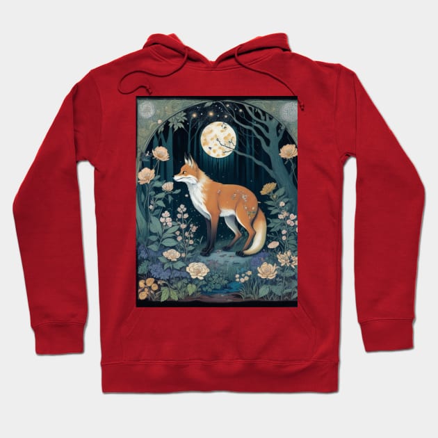 Midnight Fox Hoodie by Silvana Collection